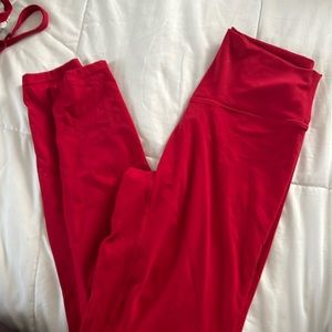 RED BALANCE/VITALITY LEGGINGS